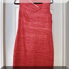 H03. Ellie Tahari pink linen asmetrical sleeveless dress. Size 4. - $24 